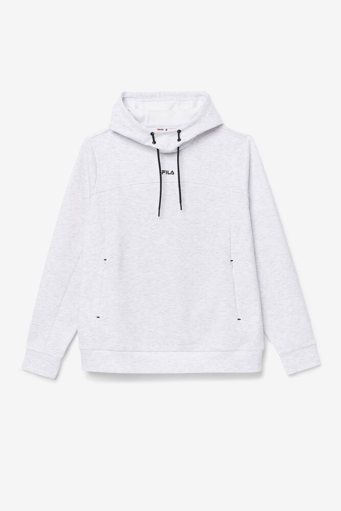 Fila Hoodie Panske Aadheen Biele - DZRLV8260